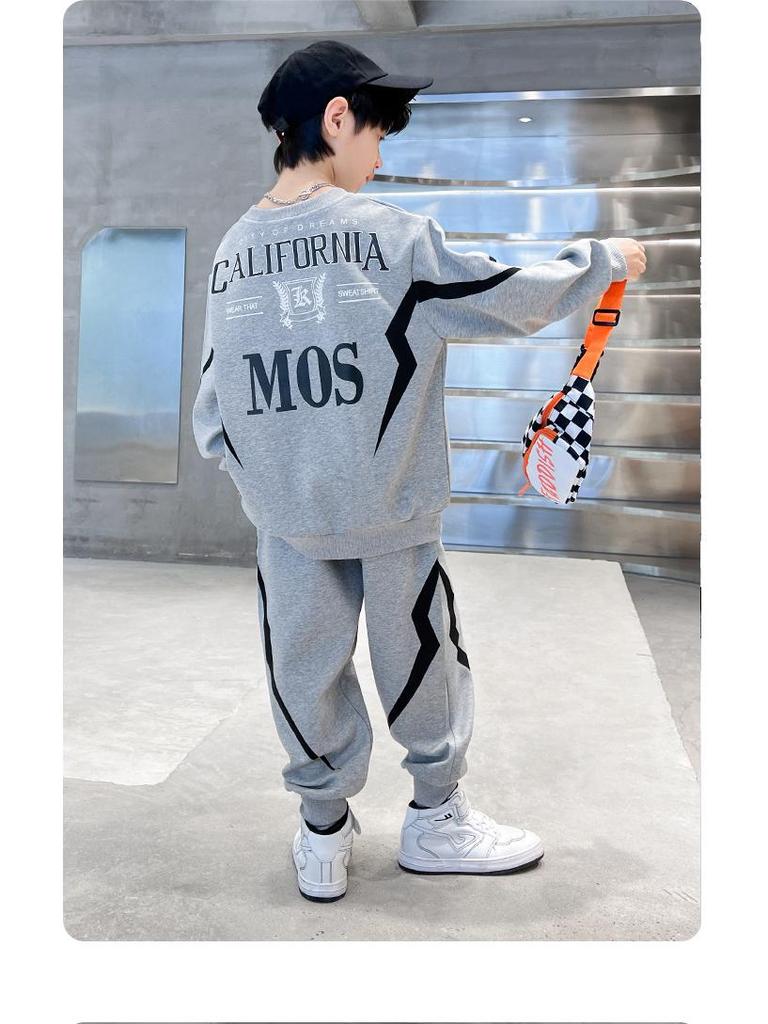 2025 Модный спортивный костюм для мальчиков — стильный осенне-весенний стиль