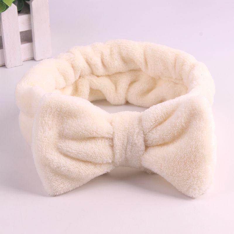 Хороший коралловый флис эластичный держатель для волос для лица девушки женщины мягкий головной убор повязка на голову аксессуары для волос повязки для волос