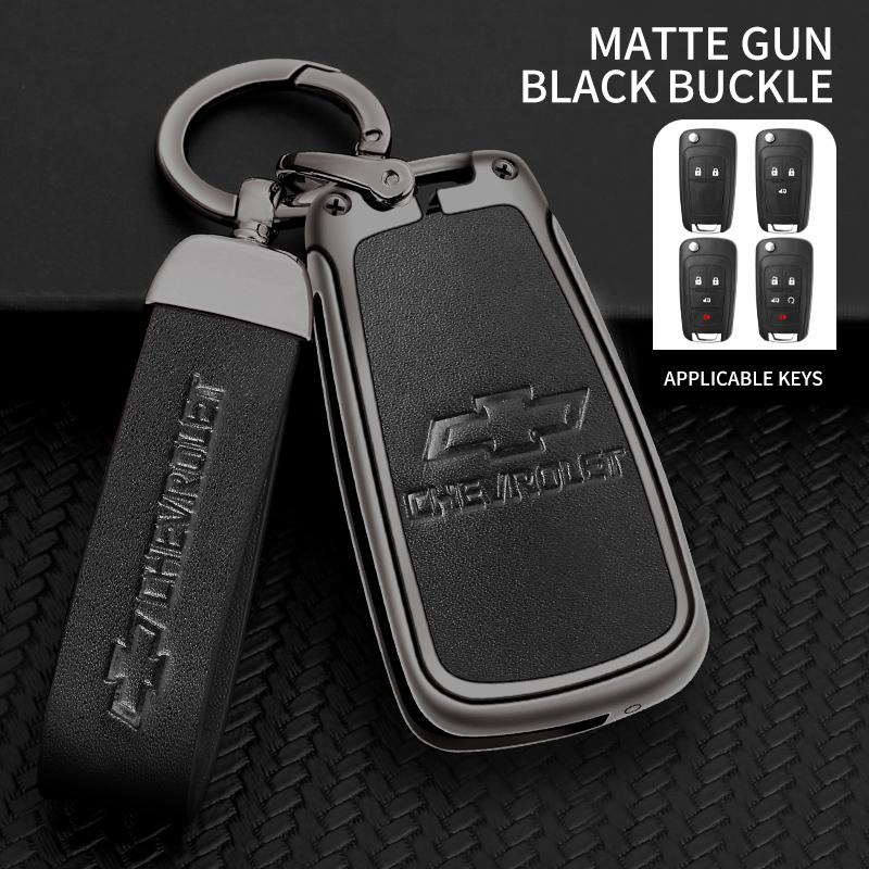AABHO1 Alloy Car Remote Key Case Cover Shell For Chevrolet Chevy Malibu Camaro Cruze Traverse Spark Equinox Sonic Volt Bolt Accessories