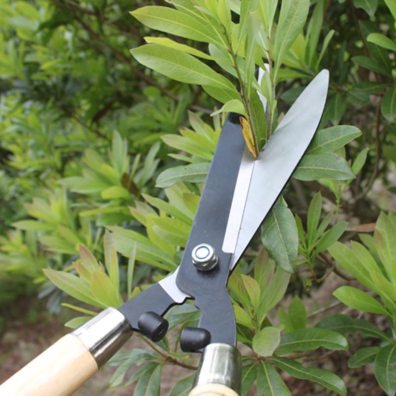 Большие садовые ножницы, цветочные ножницы, секатор для деревьев, резак с деревянной ручкой, сучкорез, профессиональный инструмент для ландшафтного дизайна и газона