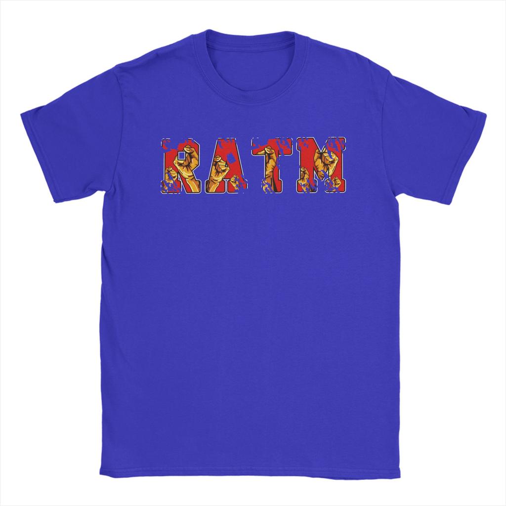 Rage Against The Machine Cotton TShirt For Men Beach Funny T Shirts Round Neck Fashion Tees Plus Size Design Tops