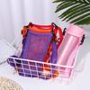 With Strap Portable Visible Bag Mug Holder Sport Water Bottle Cover Water Bottle Bag Beverage Bag Mesh Cup Pouch,1PCS