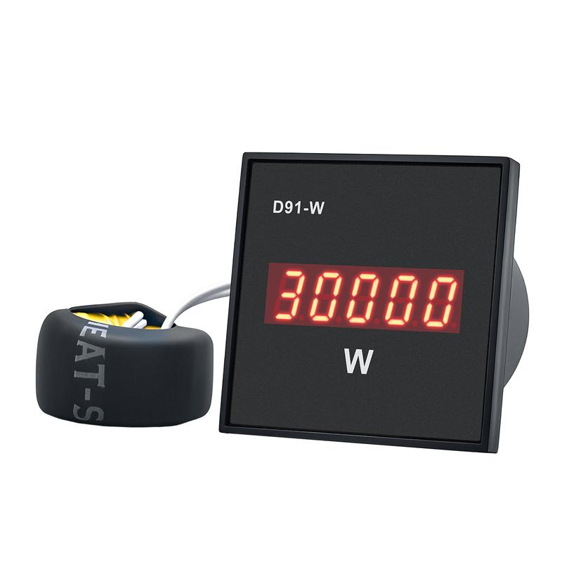 TOMZN Digital Meter Voltage Current Frequency Power Display High Precision Small Size AC40-300V 2 Times/sec 30000W 45-65Hz LED