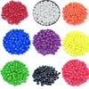 Творческие 20 шт DIY ручной работы бисер пластиковые твердые дисперсионные бусины шариковые бусины ярких цветов аксессуары для изготовления ювелирных изделий ожерелье браслет