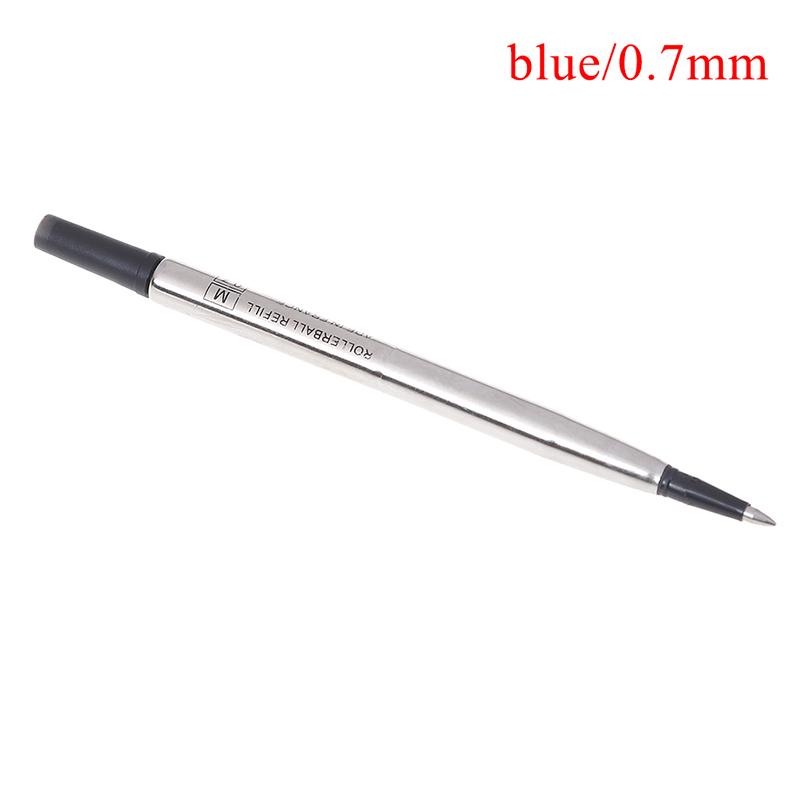 1Pc Exquisite Portable Rollerball Pen Refill Black/Blue Ink Medium Nib Universal Parker Quink Roller Ball