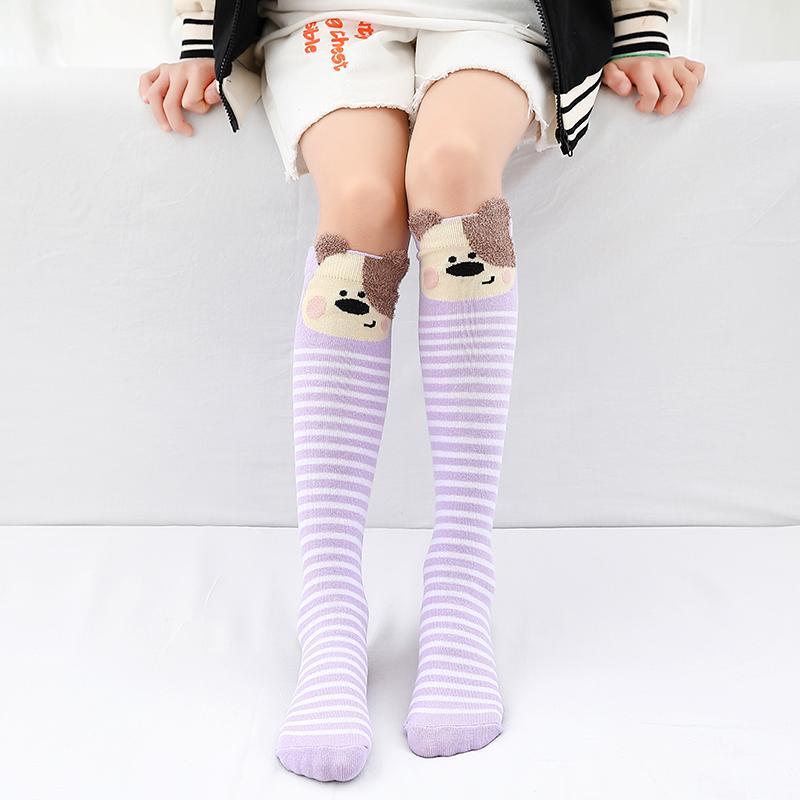 Infant Girls Warmer Ankle Lovely Cartoon Over Knee Socks for Baby Girls Unicorn Knee Long High Toddler Child Colorful Socks