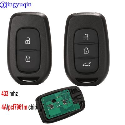 Jingyuqin дистанционный ключ 2/3 кнопки 434 МГц с чипом 4A PCF7961M для Renault Sandero Dacia Logan