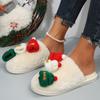 Плетеные меховые балетки Замшевые женские тапочки Новые плюшевые хлопковые туфли Модные слинги-флип-флопы Зимний тренд 2025 Нескользящие Zapatos Mujer