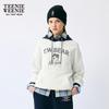 Teenie Weenie Women's Bear Graphic Colorblock Hooded Sweatshirt