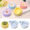 Aroma Candle Twist Mold - DIY Round Heart, Succulent, Bonsai Storage Silicone Mold