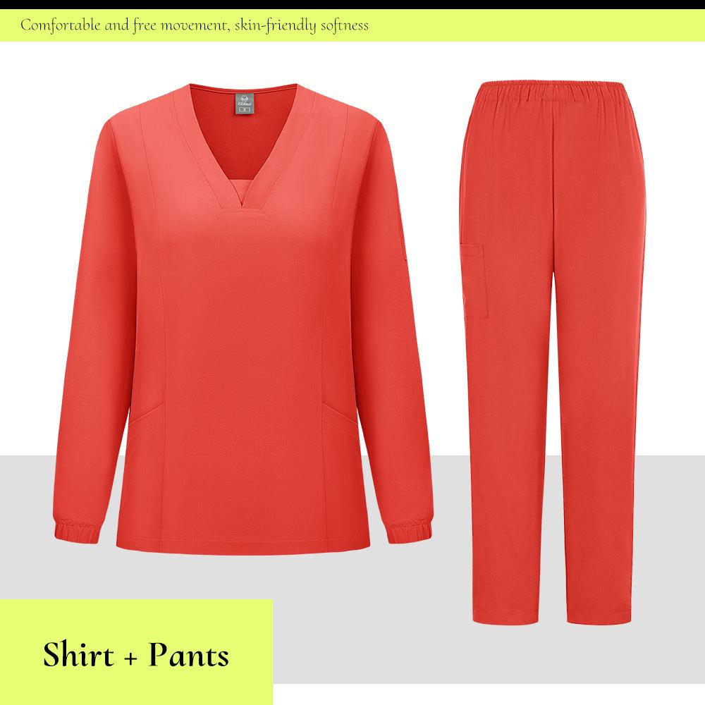 Unisex Breathable Nurse & Spa Beauty Uniform – 7 Colors Available