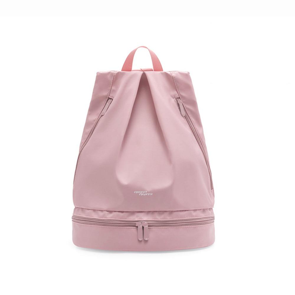 Shoe Compartment Swimming Bag Zip Closure Fitness Storage Bag Waterproof Backpack Travel Use