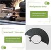 Металлический защитный кожух для угловой шлифовальной машины, черный, регулируемый защитный кожух для угловой шлифовальной машины, защитный кожух для круга