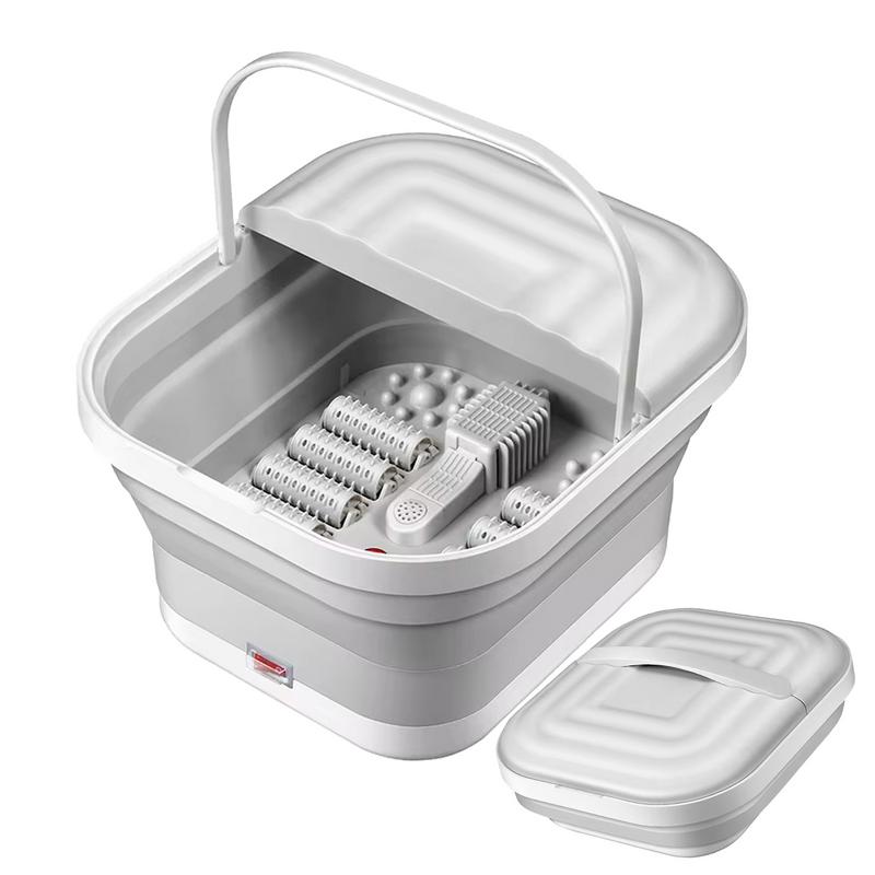 Портативная термостатическая ванна для массажа ног, складная, нагревательная, автоматическая, для дома, для улучшения циркуляции крови