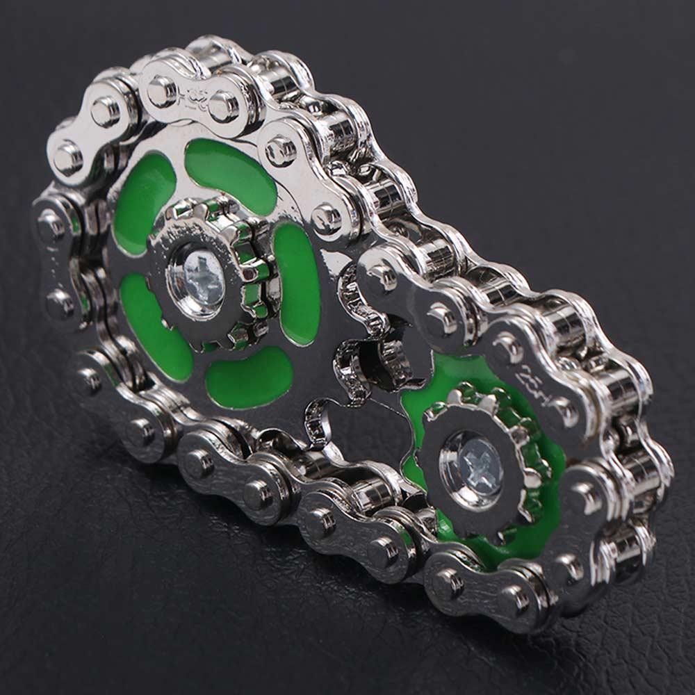Metal Hand Spinner Chain Gear Chains Gear Wheel Gear Chain Gyroscope Fidget Spinner Classic Toys