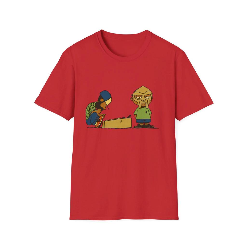 Cartoon Hip Hop Character Graphic T Shirts Retro Mask Figure Dj Console Print Tees Unisex Streetwear Crew Neck Short Sleeve Tops