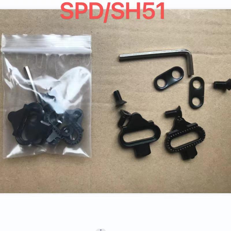 Mountain Cycling Shoes with SPD Cleats, Compatible with SHIMANO Pedals and SH51 Locks.