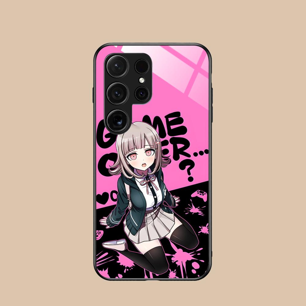 Чехол для телефона Danganronpa Чиаки Нанами для Samsung Galaxy S26 S25 S24 S23 S22 S21 S20 Note20 Plus FE Ultra Стеклянная защитная крышка