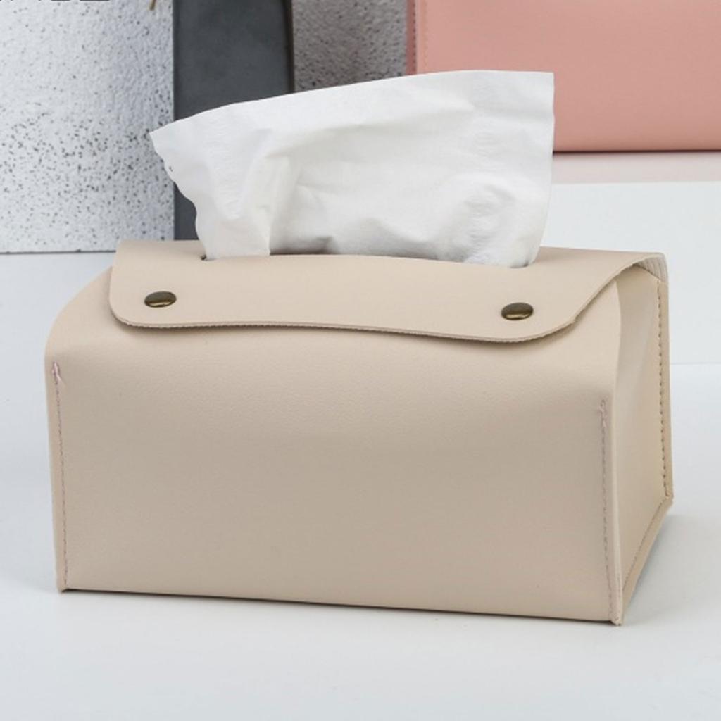 Прямоугольный диспенсер для салфеток, многоразовая коробка из искусственной кожи, практичная коробка для бумажных полотенец, держатель для салфеток, украшения для стойки
