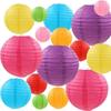Decoration Hanging Lanterns Paper Lamp Ball Mid Autumn Festive Lanterns Round Paper Lanterns