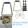 Кемпинг складной металлический стенд из нержавеющей стали органайзер ящик складной стенд ящики для хранения на открытом воздухе полки для путешествий кулинария