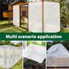 ABMH-Waterproof Clear Tarps With Grommets, 6X8 FT Heavy Duty Greenhouse Tarp, Clear Greenhouse Cover