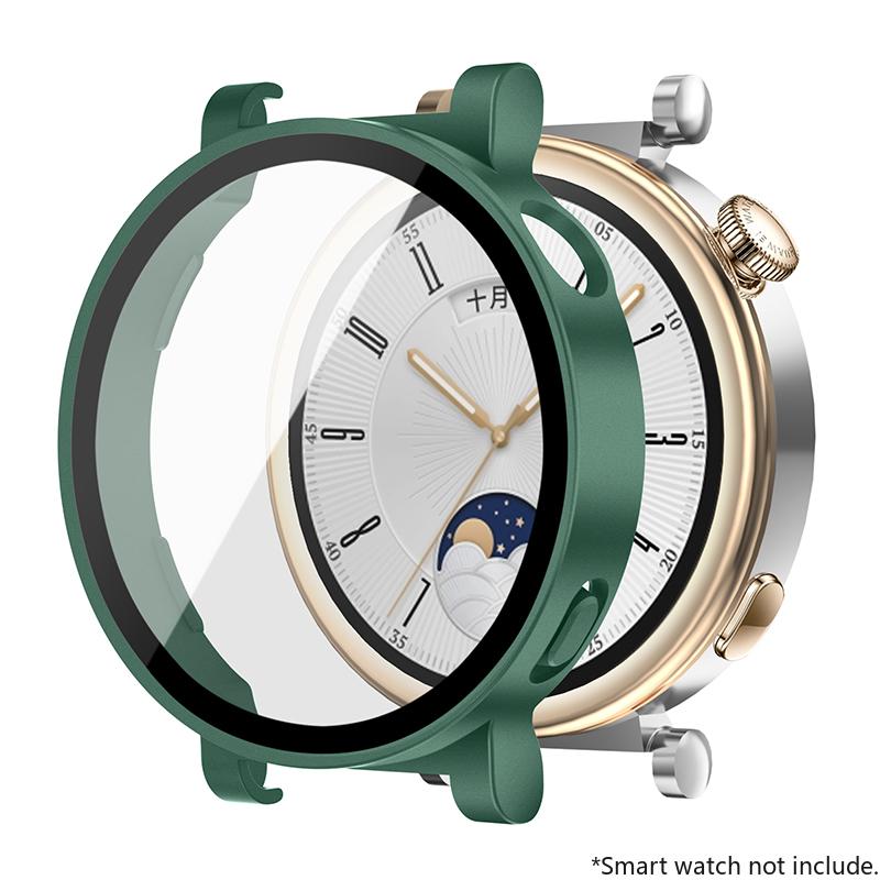 Закаленное Стекло+Чехол Для Huawei Watch GT4 46мм 41мм Полное Покрытие Бампер Защитная Пленка На Экран Чехол Для Huawei Watch GT4 Аксессуары
