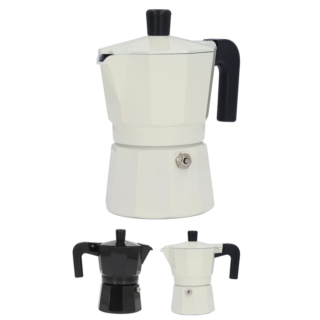 100 мл кофеварка для плиты с двойным клапаном из алюминиевого сплава кофеварка для плиты горшок для кофе