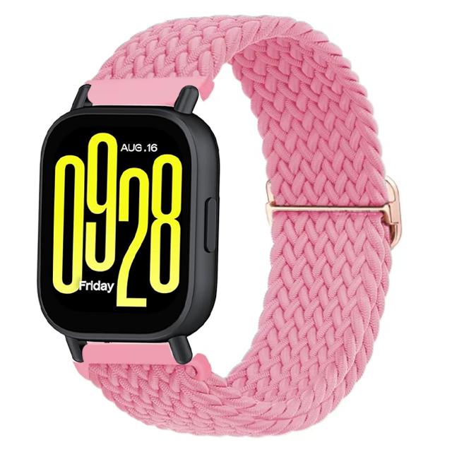 Плетеный solo loop ремешок для Redmi watch 5 active Аксессуары для умных часов сменный ремень браслет correa Redmi watch 5 lite Ремешок