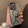 Забавный Средний Палец Милый Мужчина Чехол Для Apple iPhone 16e 16 14 15 13 11 Pro Max Plus Чехол 12 13 Mini 16e Ударопрочный Чехол Для Телефона