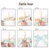 Double Sides Bow Maker 5-in-1 Ribbon Wreath Bow Knot Maker with 8 Stickers DIY Decor Tools for Christmas Festival Party