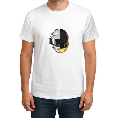 Футболки Daft Punk Тяжелая футболка Мужская - Белые топы футболка