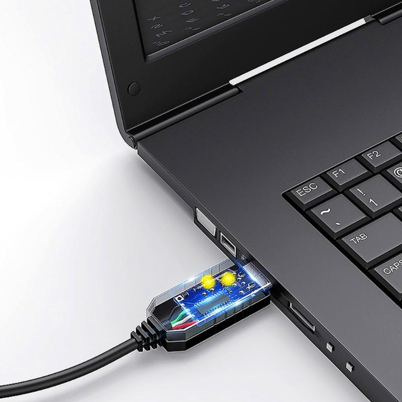 Высокоскоростной кабель-преобразователь USB в TTL Поддерживаемый чип Долговечность Провод Кабели-адаптеры USB в TTL Гибкий Прочный