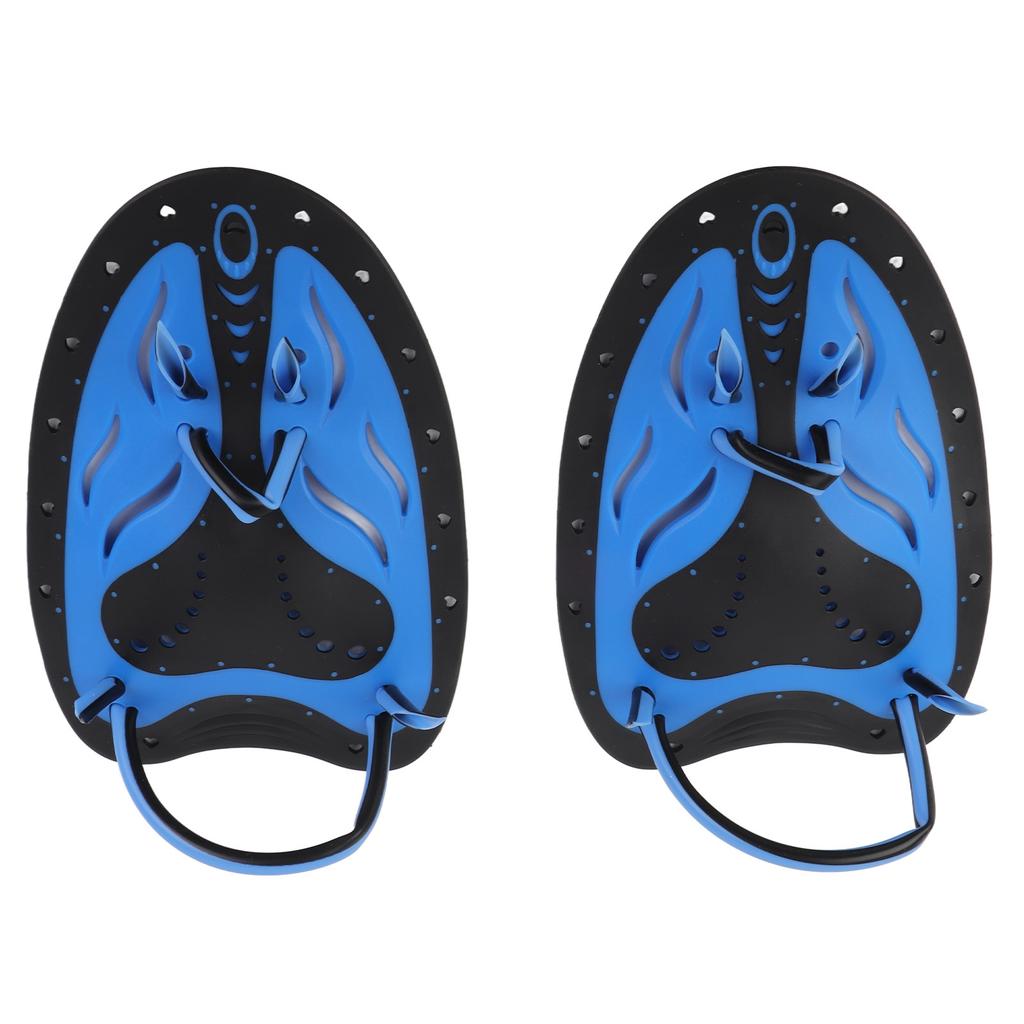 WHALE Swimming Diving Hand Fins Paddles Webbed Training Fin Scuba Equipment (Blue L)