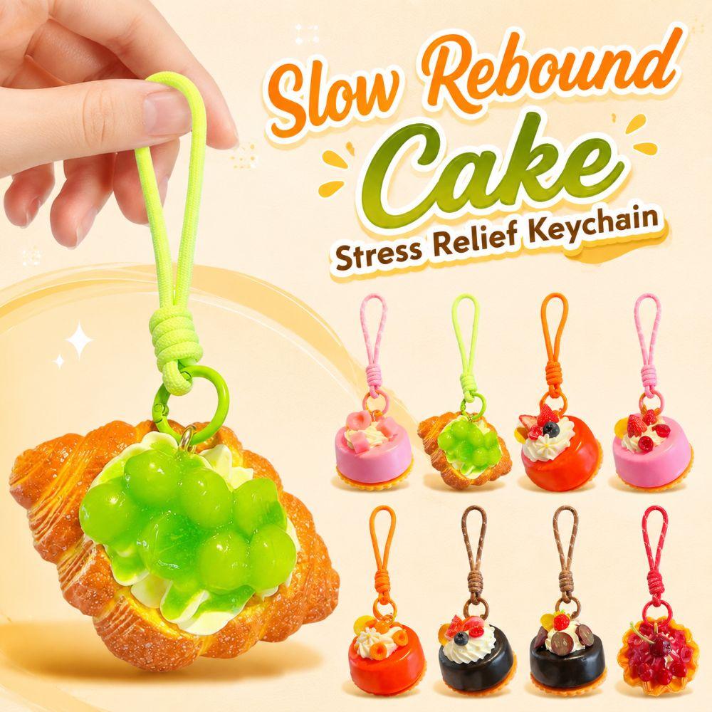 Slow Rebound Bag Keychain Pendant Simulation Food Pinch Toy For Kids Adults