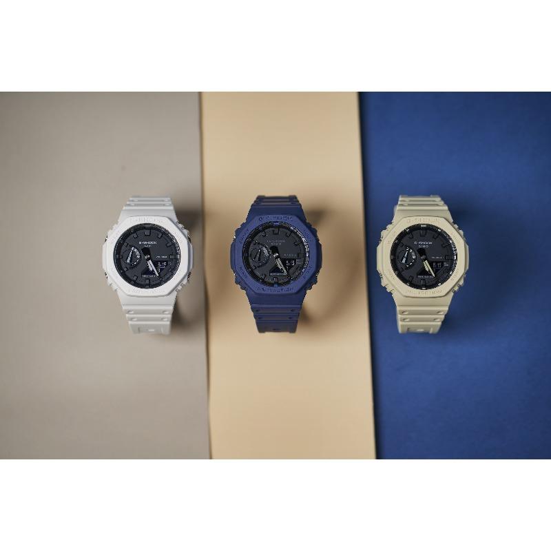 Casio G-SHOCK Men's Resin 200M Water Resistant Analog Shock Resistant Quartz Watch GA-2100-7A