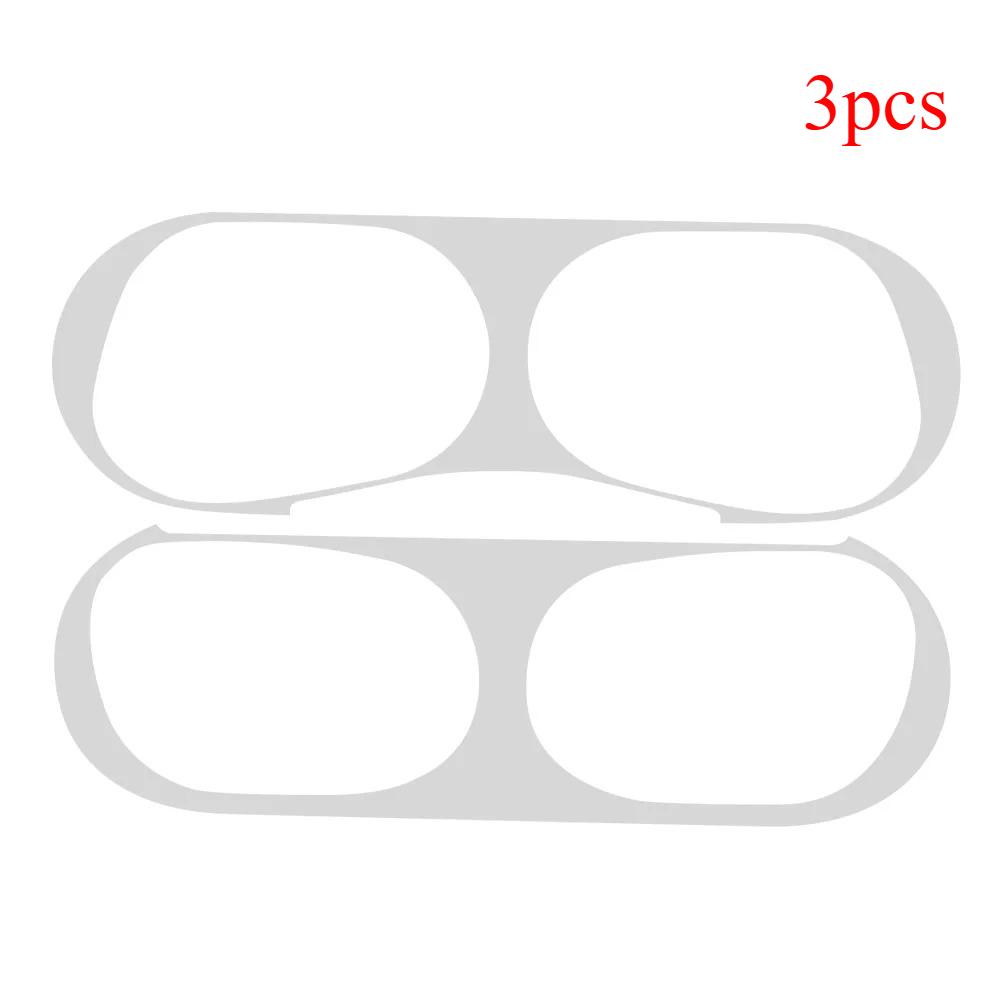 1-3Pcs Dust-proof Cover for Apple AirPods Pro 2 Anti-Scratch Metal Sticker Inside Protection Film Bluetooth Earphone Protector