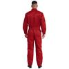 Mens Pure Cotton Jumpsuit Stand Collar Design Long Sleeve Front Zip Overalls Work Uniform Coveralls