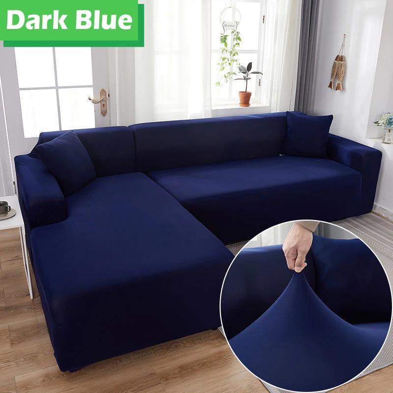 Твердый чехол для дивана для гостиной, эластичный чехол для дивана на 1/2/3/4 места, защитный чехол для углового дивана L-образной формы, шезлонг