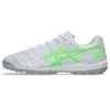 Asics DS LIGHT CLUB TF 1103A112 Soccer Unisex Size 106 Size 3E Shoes, Adult, (White/Green Gecko), 24.5 Cm,