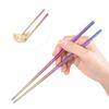 Boundless Voyage Titanium Camping Titanium Square Outdoor Colored Ultra with Storage Bag Ti1005T Chopsticks, Chopsticks, Chopsticks, Chopsticks,