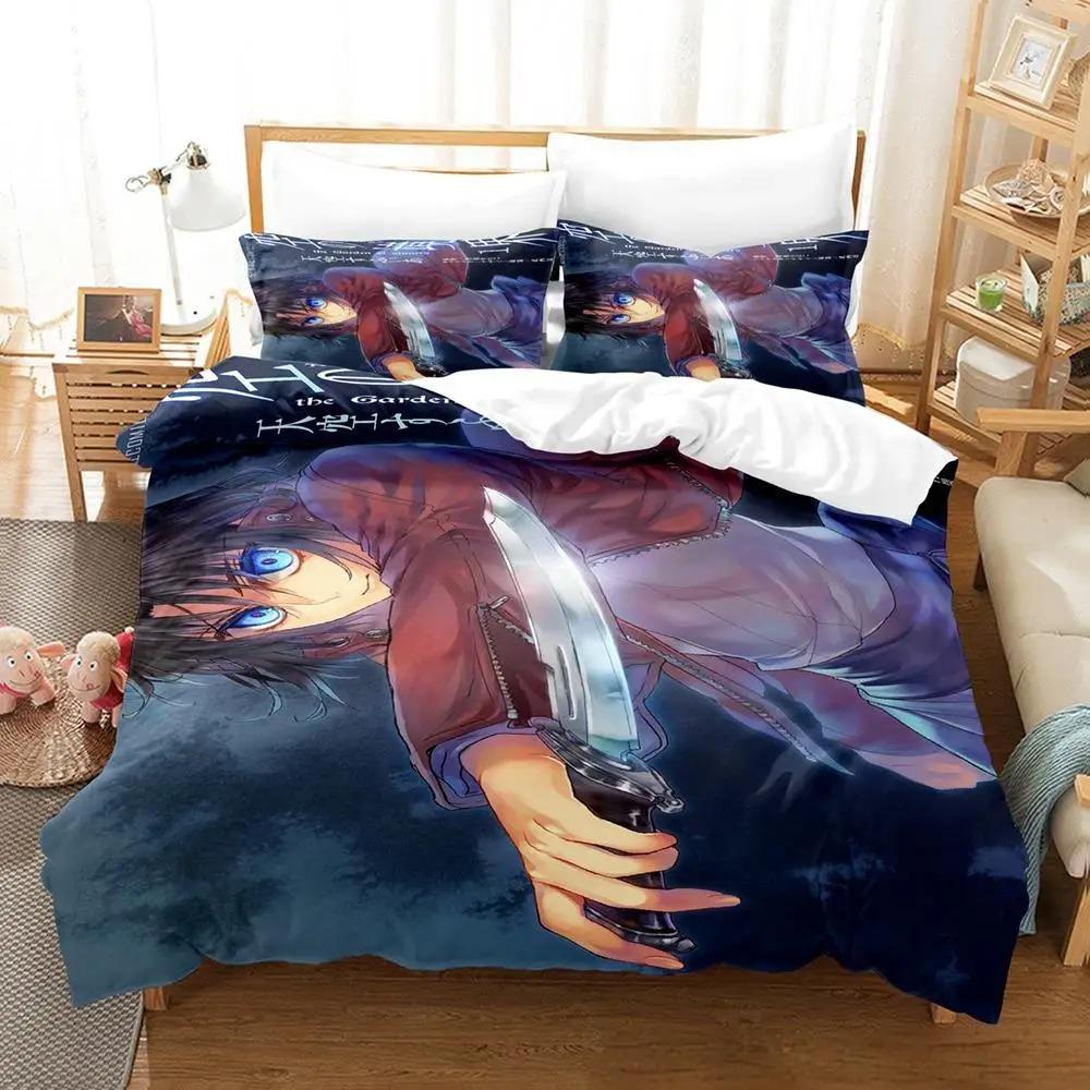 3d Printing AnimeThe Garden Of Sinners Bedding Set Single Twin Full Queen King Size Bed Set Adult Kid Bedroom Duvet Cover Sets