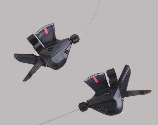 1 пара 3x8 скоростей MTB велосипеда левый и правый рычаг переключения передач для Shimano Acera SL-M310