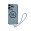 Подходит для iPhone17 air магнитный чехол для мобильного телефона 16 овечья кожа кленовый лист Apple 15promax ремешок защита от падения