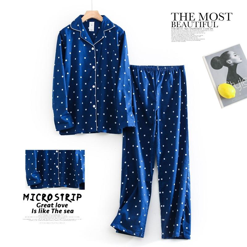 Женская осенне-зимняя пижама с рисунком из мультфильмов из хлопка, теплая, с начесом, домашняя одежда, комплект женской пижамы