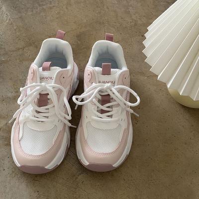 Сверхлегкие кроссовки для бега с сетчатой дышащей подошвой для папы, женская весна 2024 года, амортизирующая мягкая подошва, легкая универсальная спортивная обувь для женщин