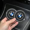 YAMHS1 1/2pcs Non-slip Car Water Cup Pad Diamond Bottle Holder Coaster For bmw e46 e39 e90 e60 e30 f10 f11 f20 f30 g20 g30 x1 x3 x5 z4 f24