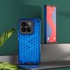 KEYSION Shockproof Armor Case for Xiaomi 15 5G Soft Silicone+PC Transparent Honeycomb Phone Back Cover for Xiaomi 15 Pro 5G