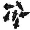 10/50Pcs 6mm Black Rivet Fairing Body Trim Panel Fastener Screw Clips For Honda ATV Motorcycle Accessories Auto Fastener & Clips