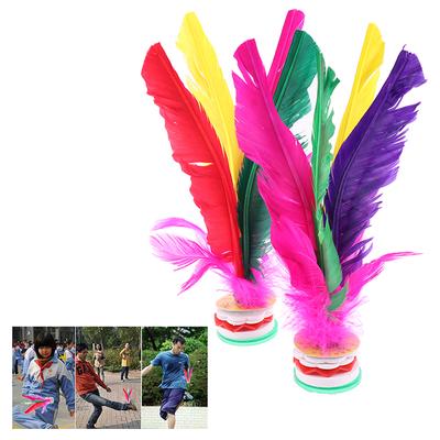 2 шт. Китай Jianzi Fancy Shuttlecock Фитнес-развлечение для физических упражнений